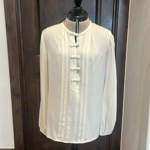 DVF: Bow Detail Silk Blouse